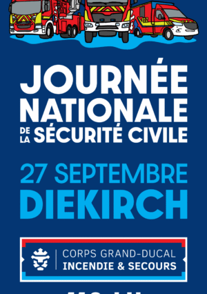 Journée nationale de la sécurité civile - 27/09/2026 à Diekirch