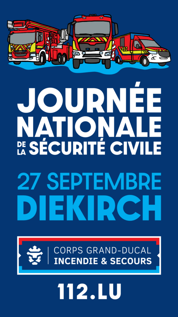 Journée nationale de la sécurité civile - 27/09/2026 à Diekirch