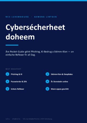 Cybersécherheet doheem - Guide