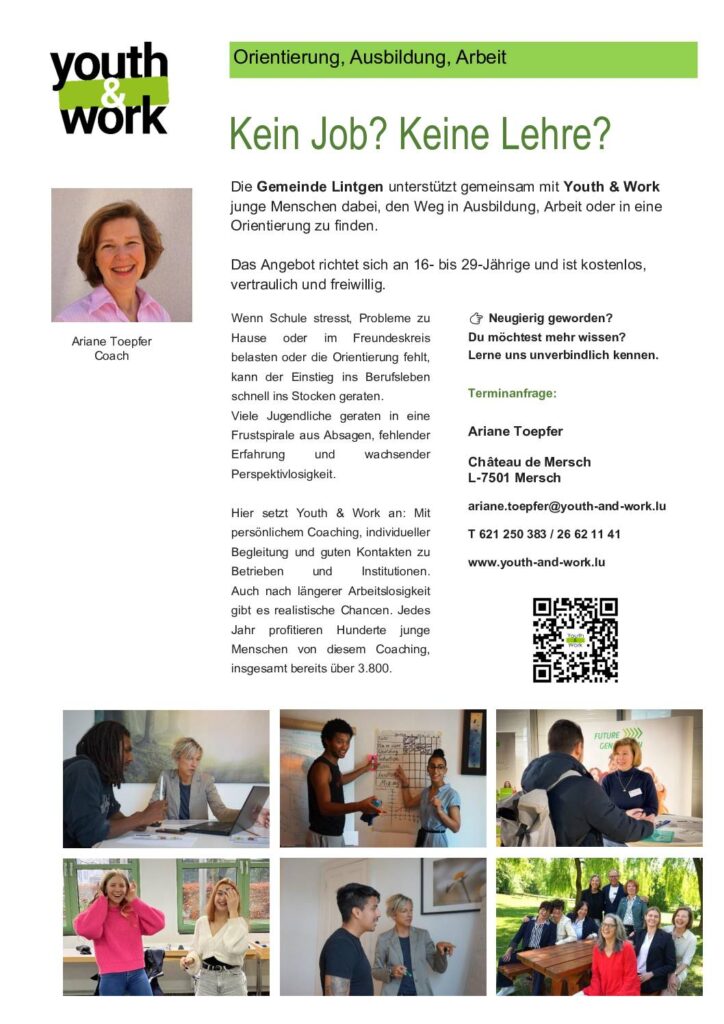Youth & Work - Orientierung, Ausbildung, Arbeit / Orientation, formation, travail